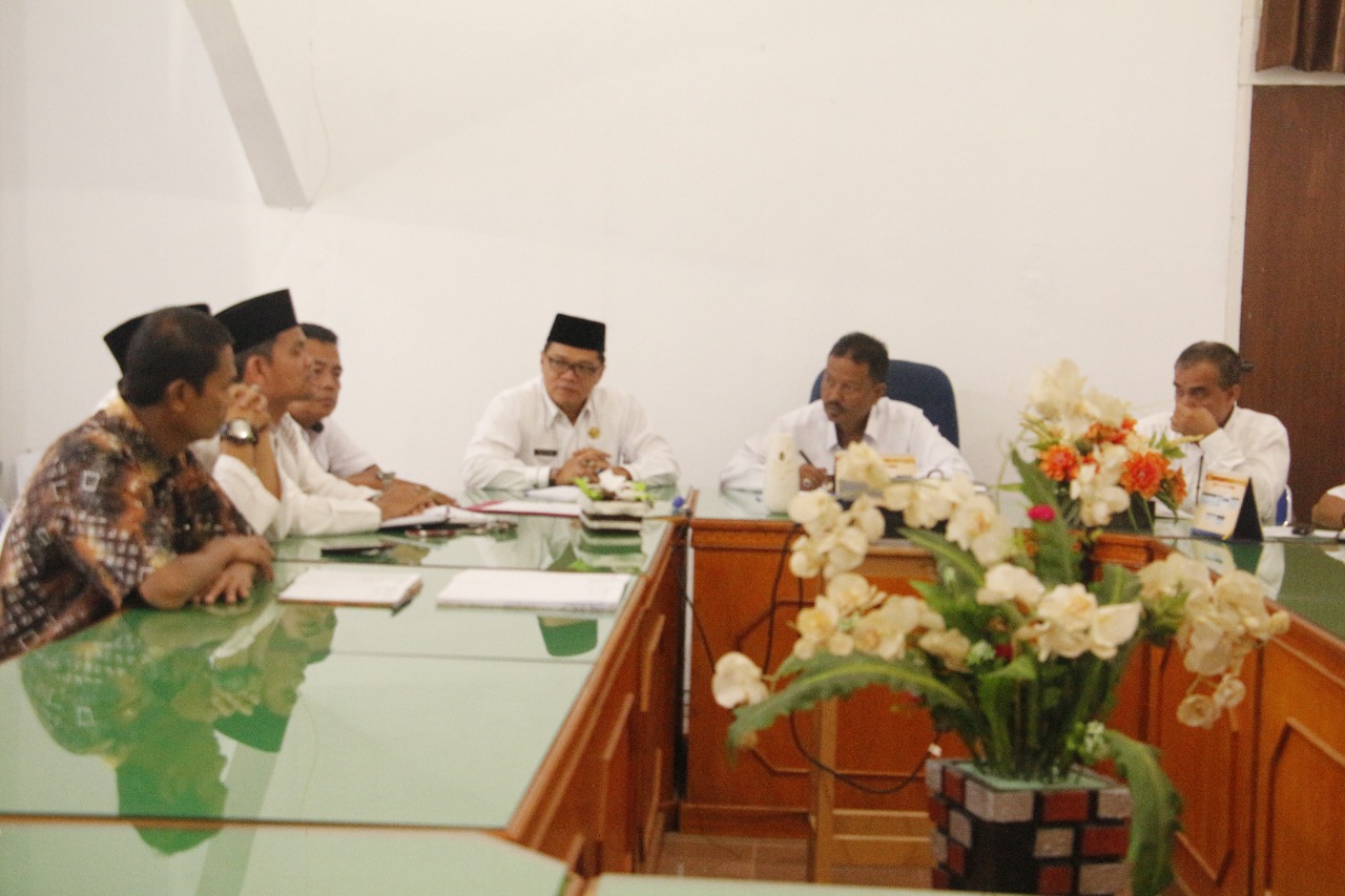 Pemkab Pasaman dan Kemenag gelar rapat bersama untuk menentukan kisaran Zakat Fitrah 1440 H